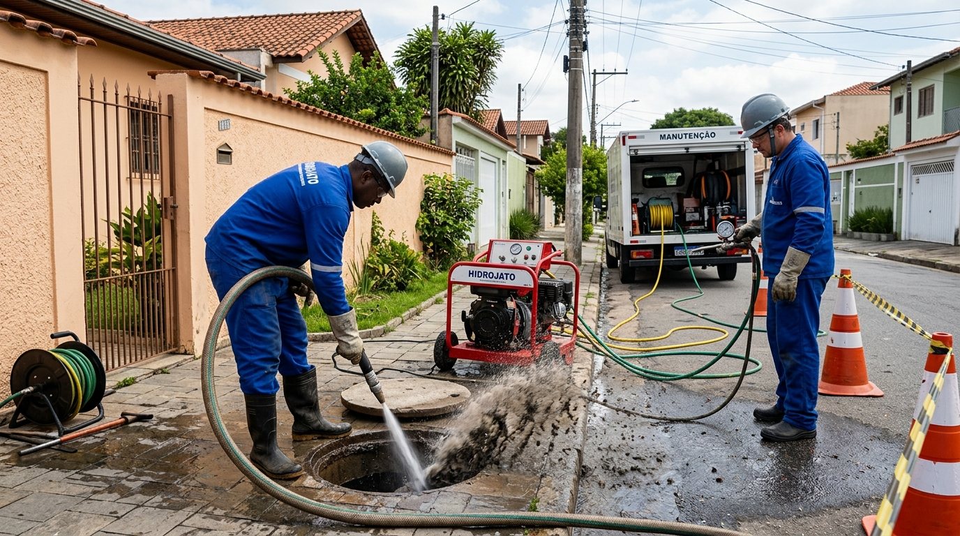 Hidrojateamento Residencial em São Luís‑MA