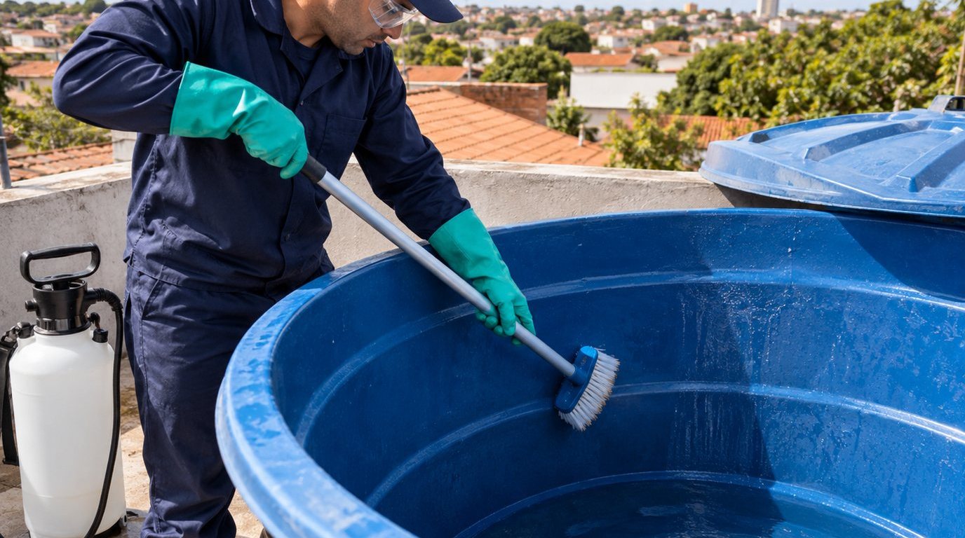 Higienização e Desinfecção da Caixa d'Água em São Luís‑MA