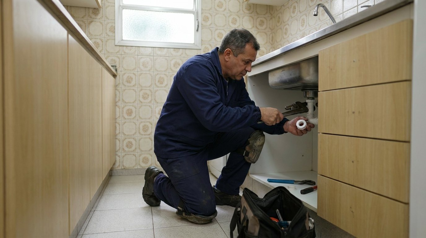 Instalação Hidráulica na Cozinha em São Luís‑MA