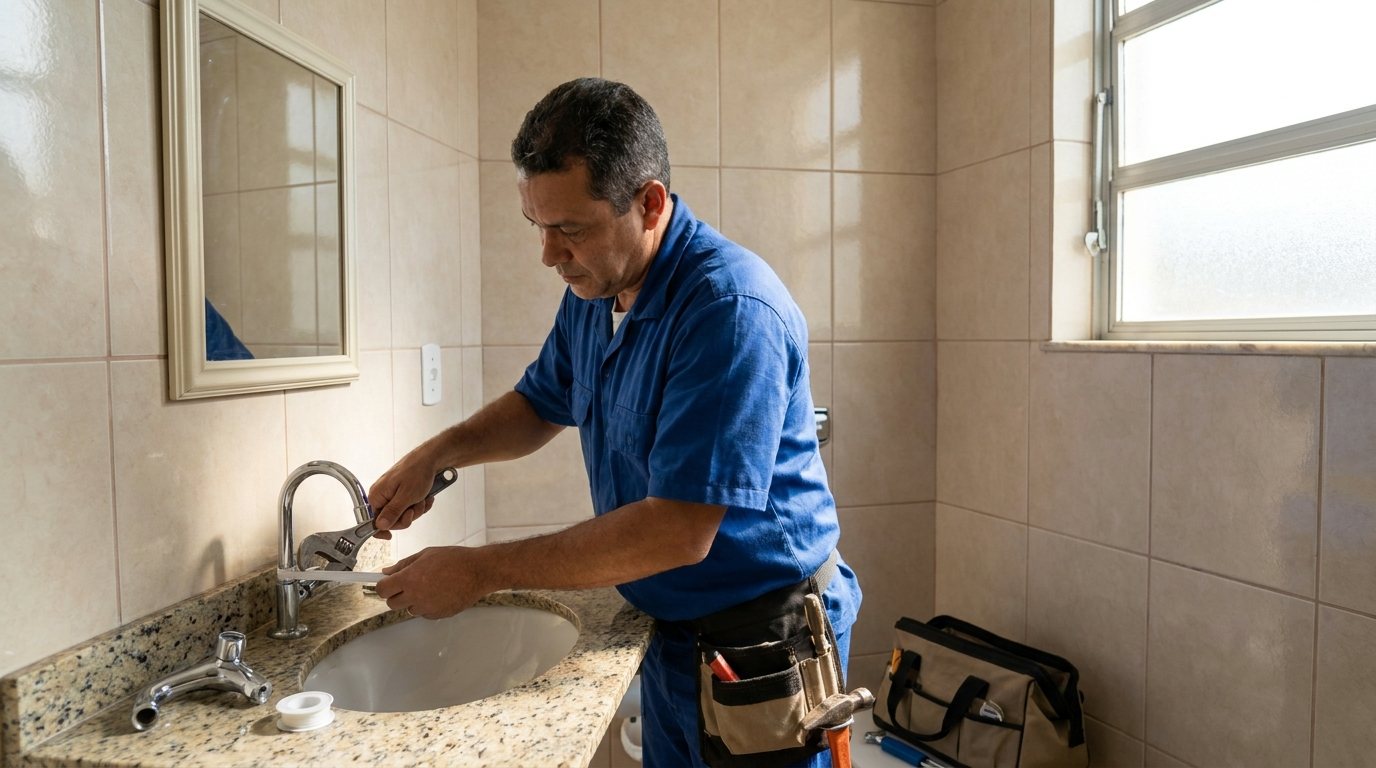 Instalação Hidráulica no Banheiro em São Luís‑MA