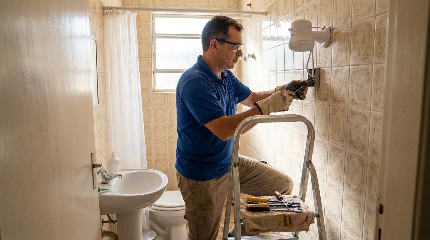 Instalação Hidráulica no Banheiro em São Luís‑MA