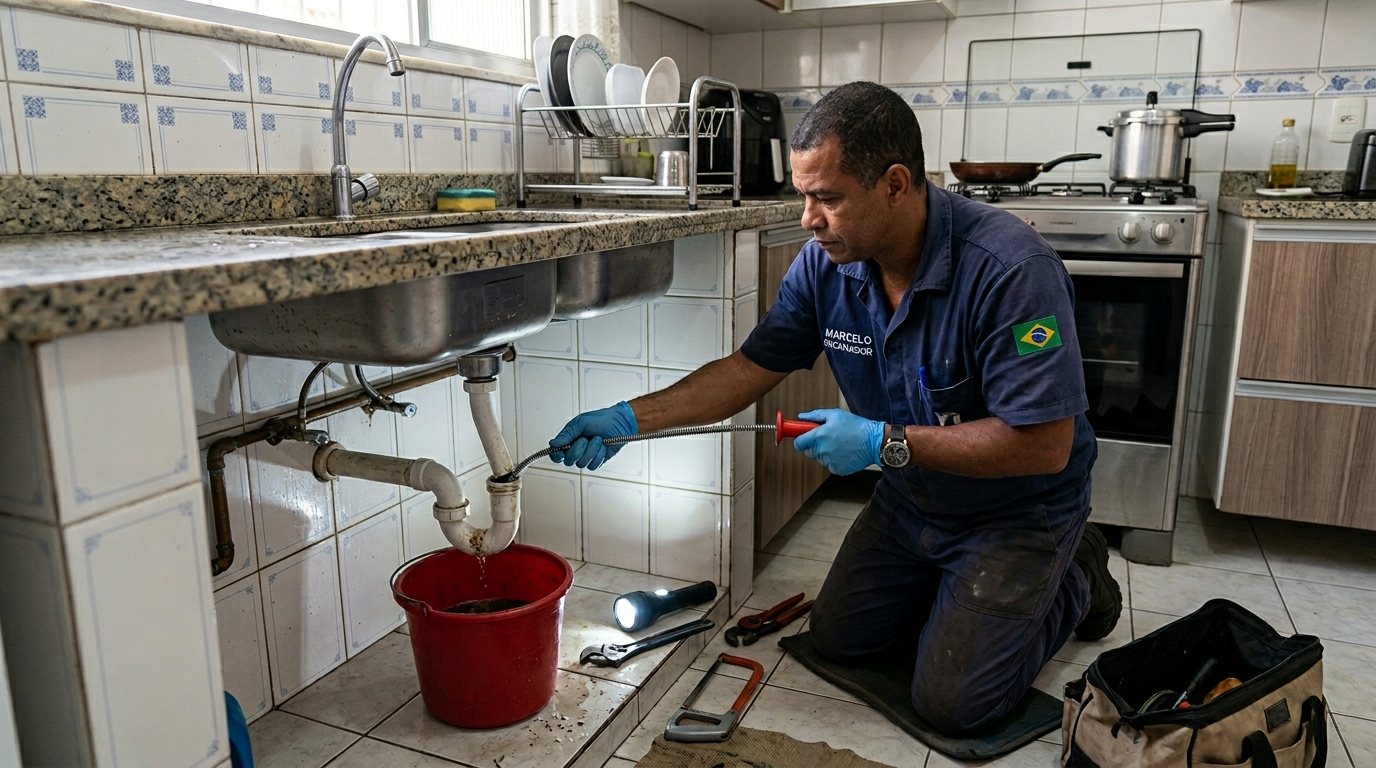 Ligação da Pia da Cozinha em São Luís‑MA